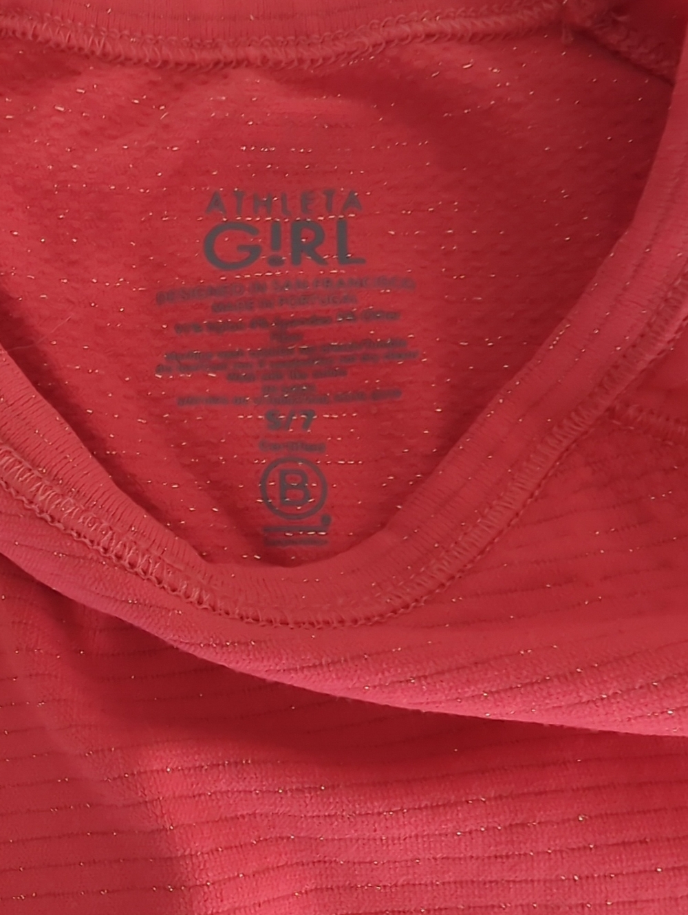 Athleta Girl Shirt Size S/7 - Picture 5 of 7